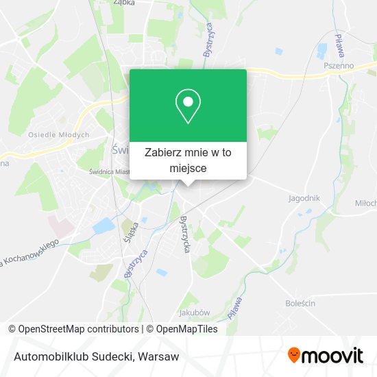 Mapa Automobilklub Sudecki