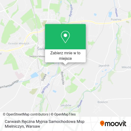 Mapa Carwash Ręczna Myjnia Samochodowa Msp Mielniczyn