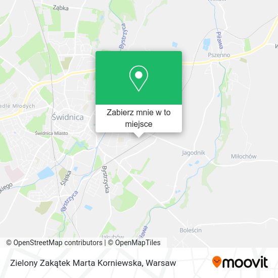 Mapa Zielony Zakątek Marta Korniewska