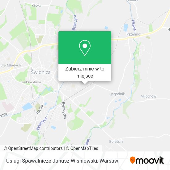 Mapa Uslugi Spawalnicze Janusz Wisniowski