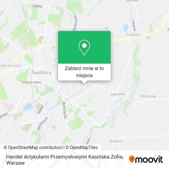 Mapa Handel Artykułami Przemysłowymi Kasińska Zofia