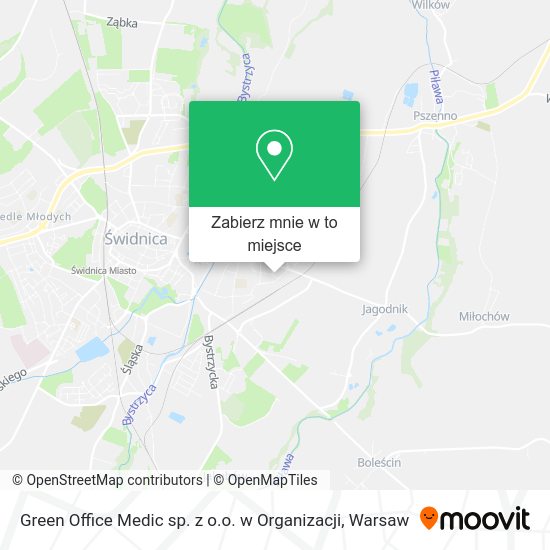 Mapa Green Office Medic sp. z o.o. w Organizacji