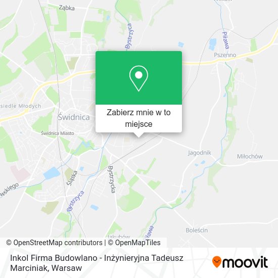 Mapa Inkol Firma Budowlano - Inżynieryjna Tadeusz Marciniak