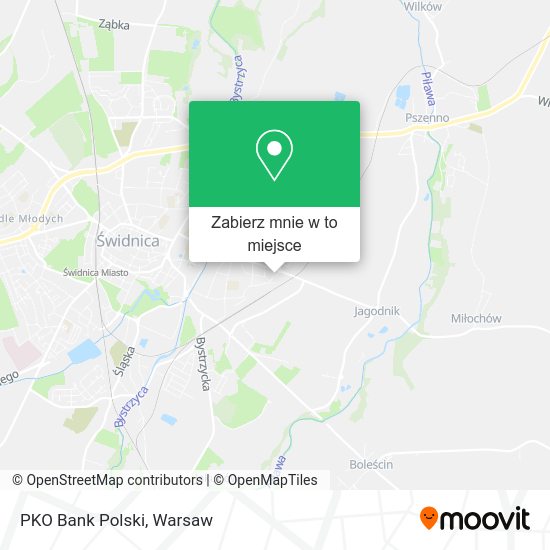 Mapa PKO Bank Polski