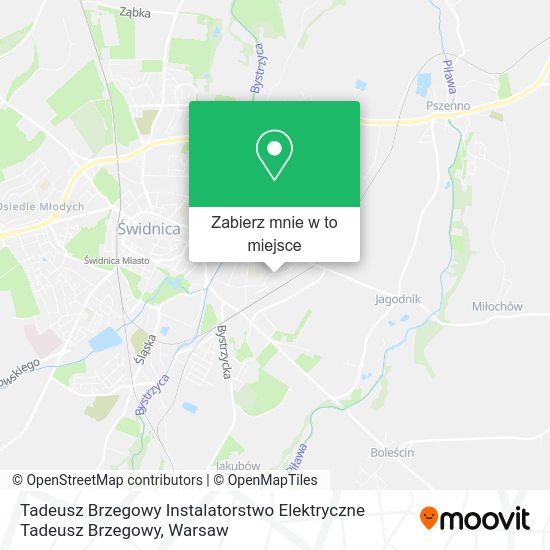 Mapa Tadeusz Brzegowy Instalatorstwo Elektryczne Tadeusz Brzegowy