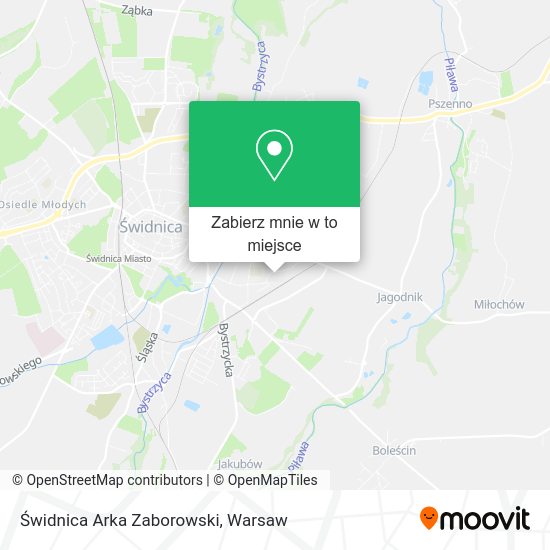 Mapa Świdnica Arka Zaborowski