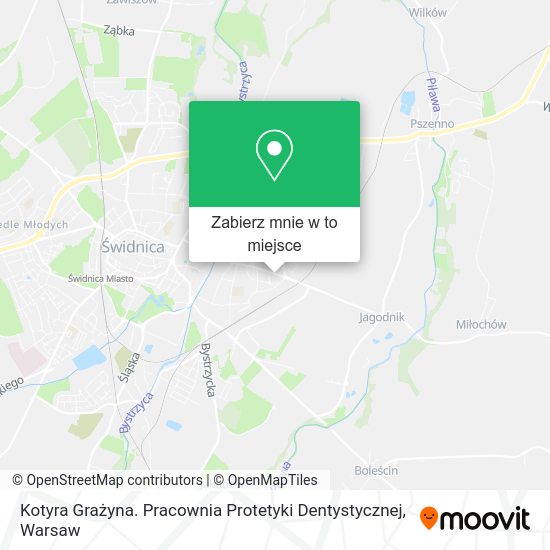 Mapa Kotyra Grażyna. Pracownia Protetyki Dentystycznej