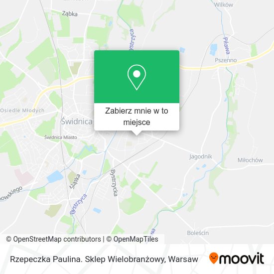 Mapa Rzepeczka Paulina. Sklep Wielobranżowy