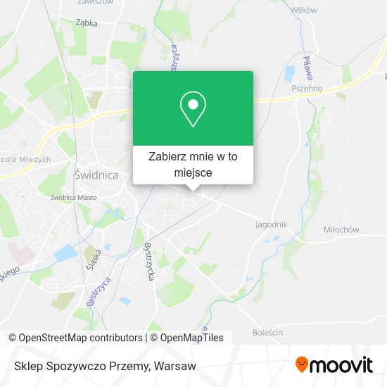 Mapa Sklep Spozywczo Przemy