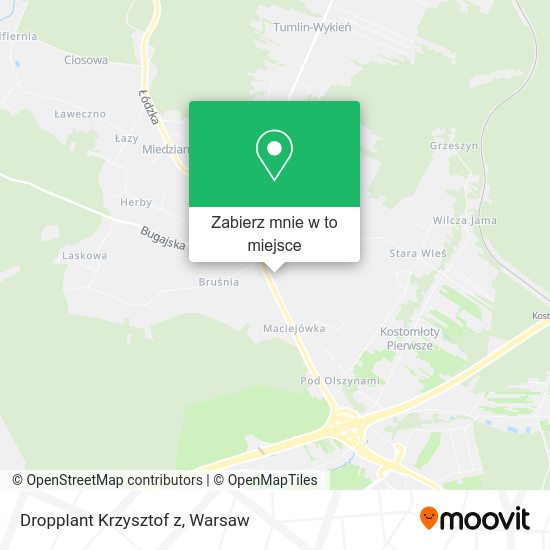 Mapa Dropplant Krzysztof z