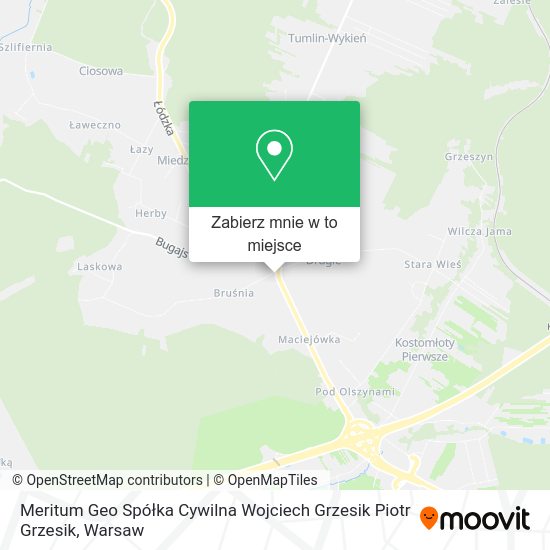 Mapa Meritum Geo Spółka Cywilna Wojciech Grzesik Piotr Grzesik