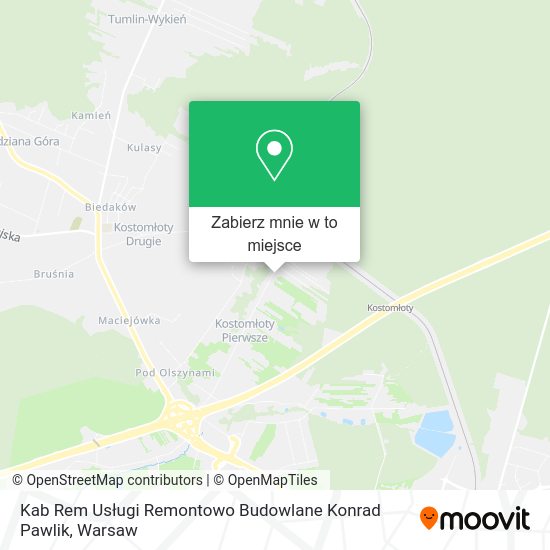 Mapa Kab Rem Usługi Remontowo Budowlane Konrad Pawlik