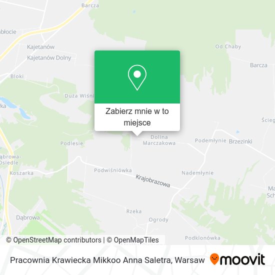 Mapa Pracownia Krawiecka Mikkoo Anna Saletra