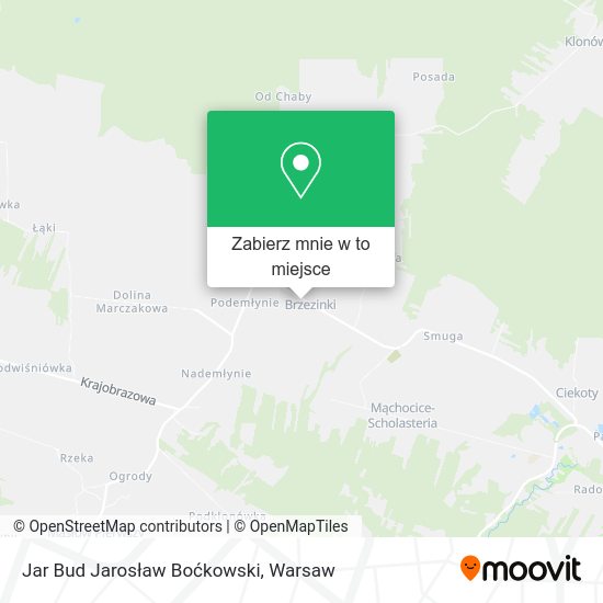 Mapa Jar Bud Jarosław Boćkowski