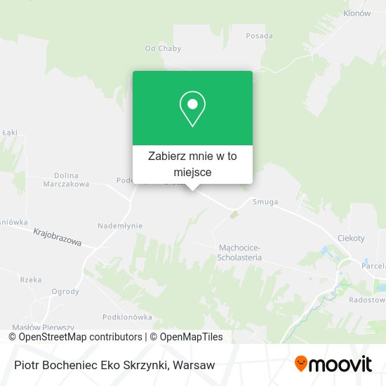 Mapa Piotr Bocheniec Eko Skrzynki