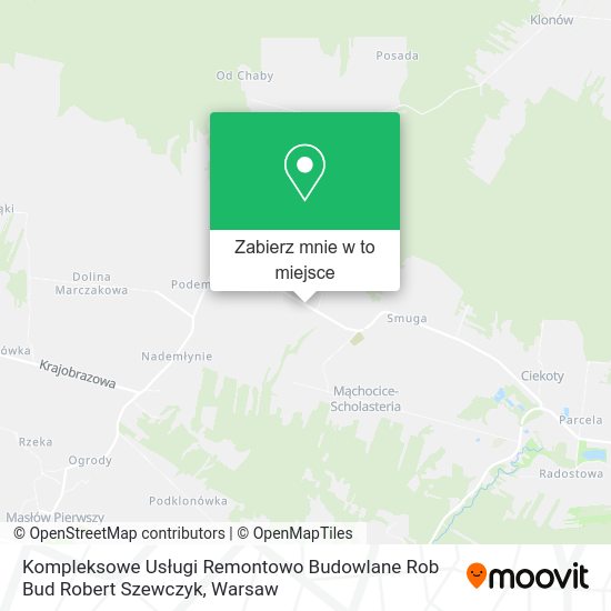 Mapa Kompleksowe Usługi Remontowo Budowlane Rob Bud Robert Szewczyk