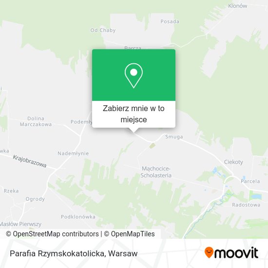 Mapa Parafia Rzymskokatolicka