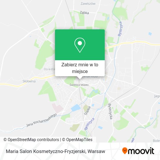 Mapa Maria Salon Kosmetyczno-Fryzjerski