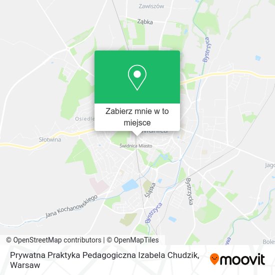 Mapa Prywatna Praktyka Pedagogiczna Izabela Chudzik