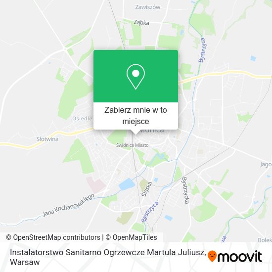 Mapa Instalatorstwo Sanitarno Ogrzewcze Martula Juliusz