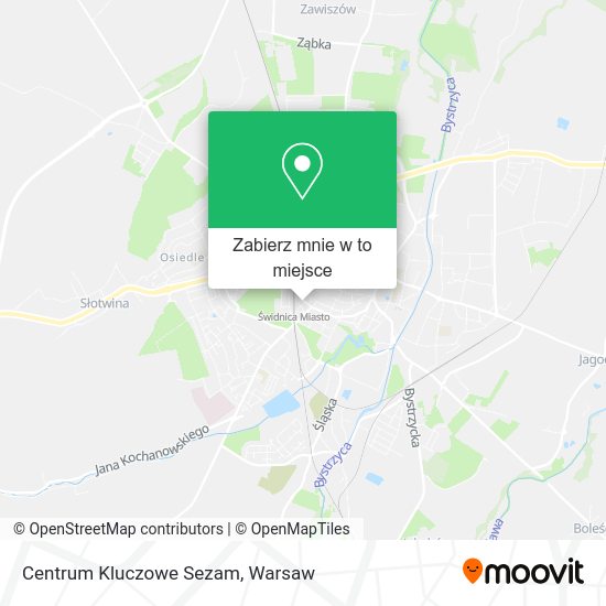 Mapa Centrum Kluczowe Sezam