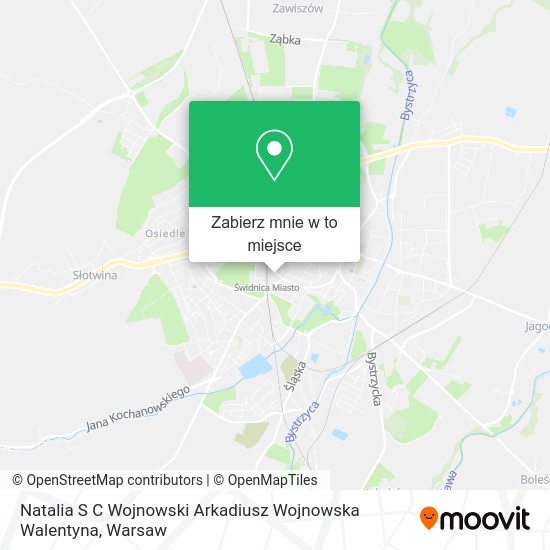 Mapa Natalia S C Wojnowski Arkadiusz Wojnowska Walentyna