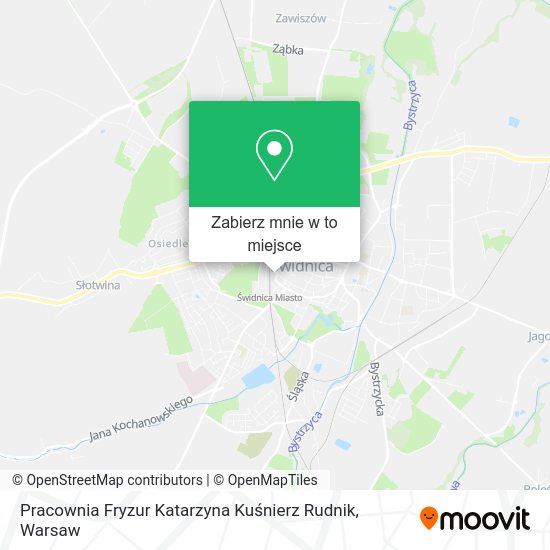 Mapa Pracownia Fryzur Katarzyna Kuśnierz Rudnik