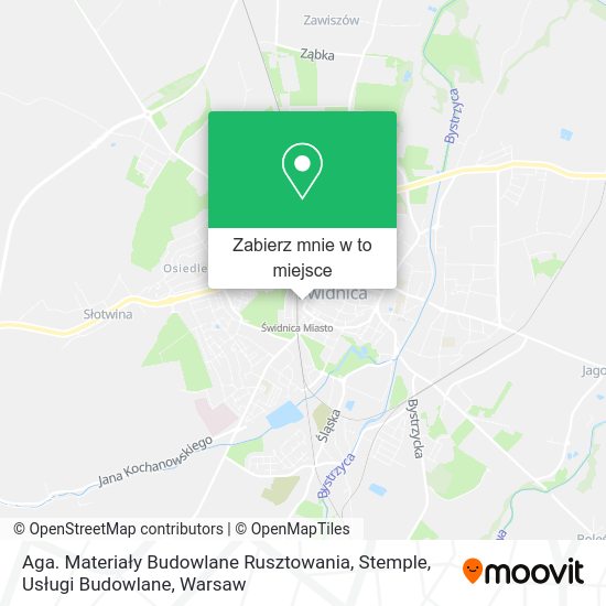 Mapa Aga. Materiały Budowlane Rusztowania, Stemple, Usługi Budowlane