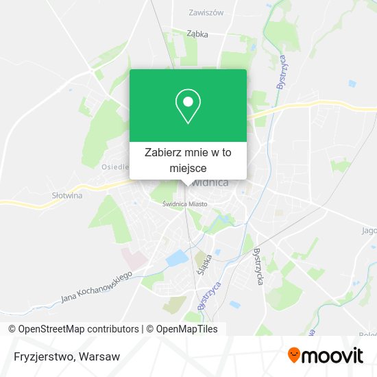 Mapa Fryzjerstwo