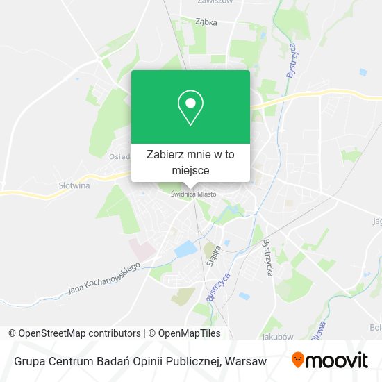 Mapa Grupa Centrum Badań Opinii Publicznej