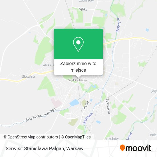 Mapa Serwisit Stanisława Pałgan