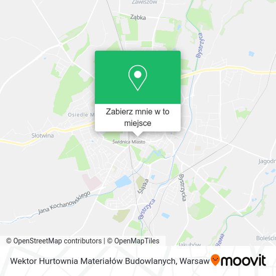 Mapa Wektor Hurtownia Materiałów Budowlanych