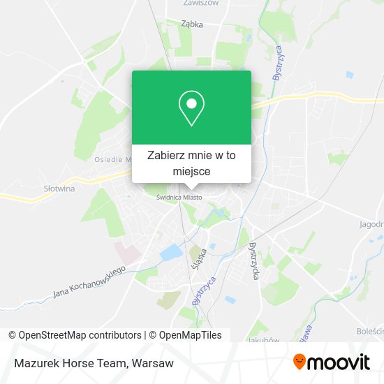 Mapa Mazurek Horse Team