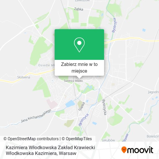 Mapa Kazimiera Włodkowska Zakład Krawiecki Włodkowska Kazimiera