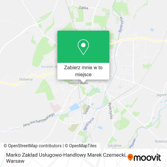 Mapa Marko Zakład Usługowo-Handlowy Marek Czernecki