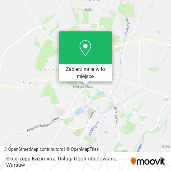 Mapa Skipirzepa Kazimierz. Usługi Ogólnobudowlane