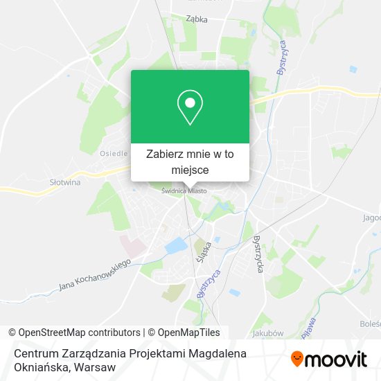 Mapa Centrum Zarządzania Projektami Magdalena Okniańska