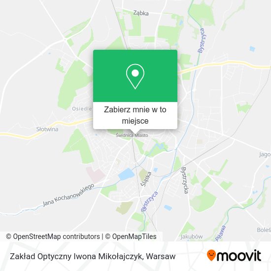 Mapa Zakład Optyczny Iwona Mikołajczyk