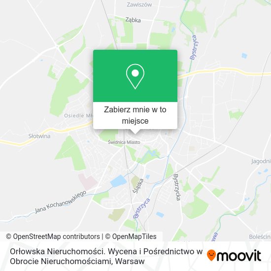 Mapa Orłowska Nieruchomości. Wycena i Pośrednictwo w Obrocie Nieruchomościami