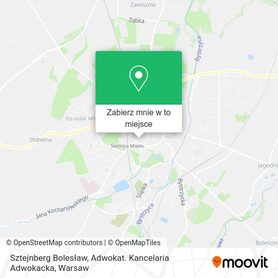 Mapa Sztejnberg Bolesław, Adwokat. Kancelaria Adwokacka