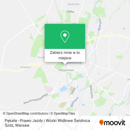 Mapa Pękała - Prawo Jazdy i Wózki Widłowe Świdnica Śzdz