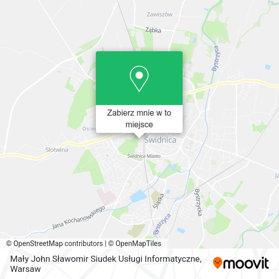 Mapa Mały John Sławomir Siudek Usługi Informatyczne