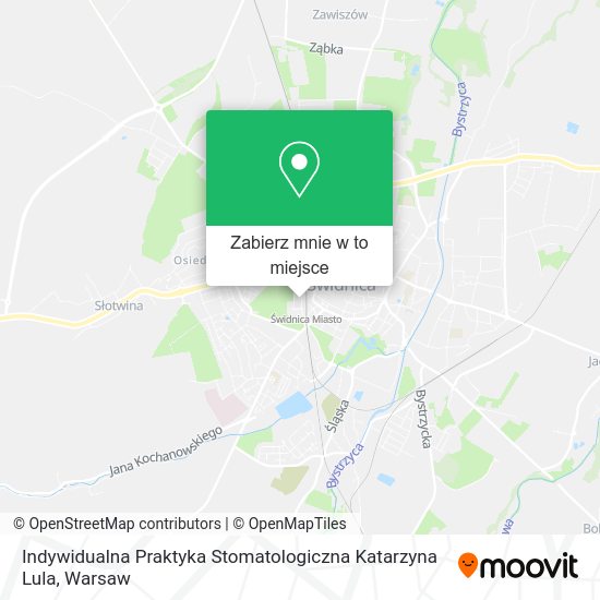 Mapa Indywidualna Praktyka Stomatologiczna Katarzyna Lula