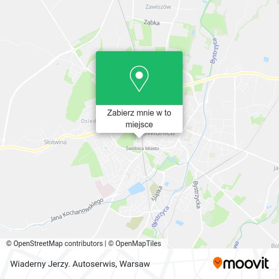 Mapa Wiaderny Jerzy. Autoserwis