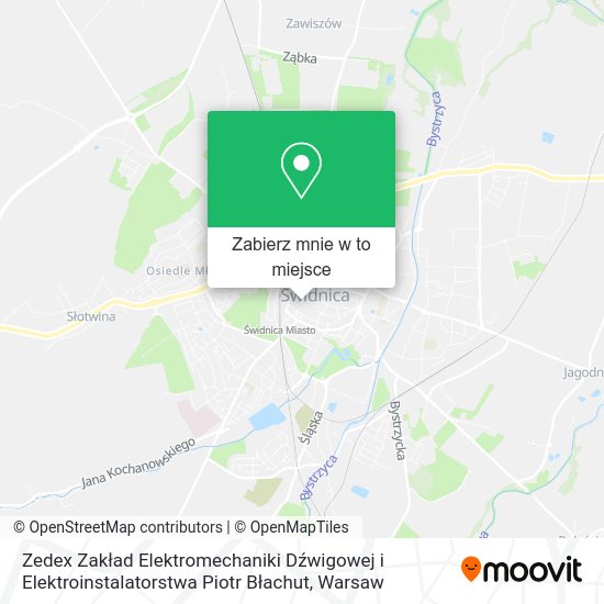 Mapa Zedex Zakład Elektromechaniki Dźwigowej i Elektroinstalatorstwa Piotr Błachut