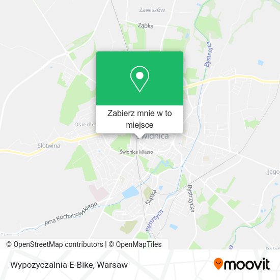 Mapa Wypozyczalnia E-Bike