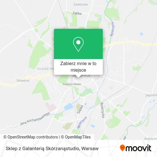 Mapa Sklep z Galanterią Skórzanąstudio