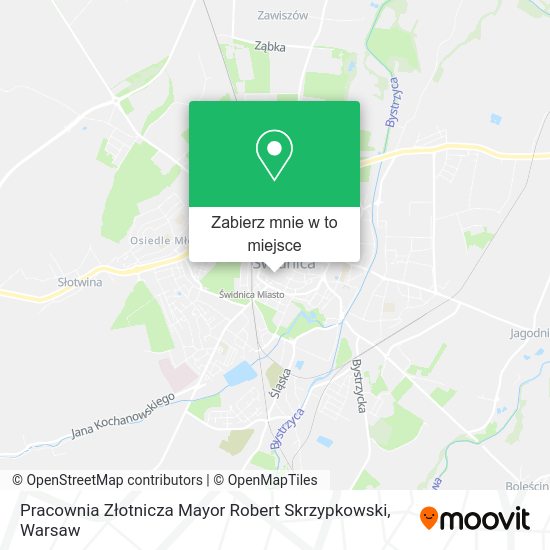 Mapa Pracownia Złotnicza Mayor Robert Skrzypkowski