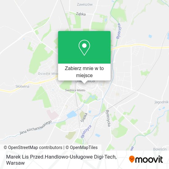 Mapa Marek Lis Przed.Handlowo-Usługowe Digi-Tech