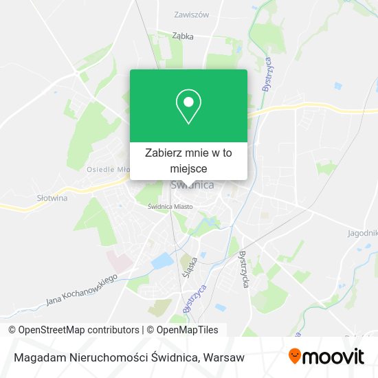 Mapa Magadam Nieruchomości Świdnica